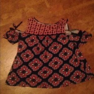 Cold shoulder shirt